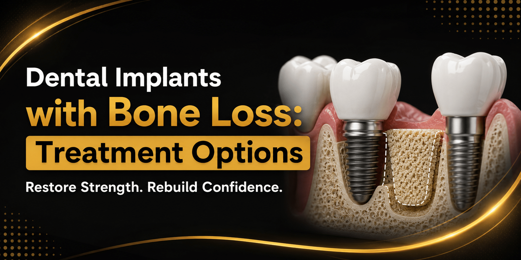 Dental Implants with Bone Loss: Treatment Options Dental Implants with Bone Loss: Treatment Options