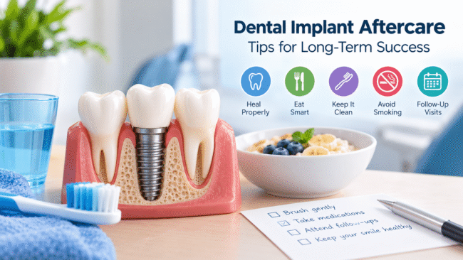 Dental Implant Aftercare for Long-Term Implant Success Dental Implant Aftercare